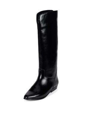 New Jeffrey Campbell Le-Stat Knee High Boot Black Sz 8